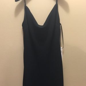Banana Republic black dress w beaded straps - size 4 - Retail $148 NWT